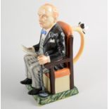 Kevin Francis toby jug, Sir Winston Churchill, The Great Statesman, Guild Piece,