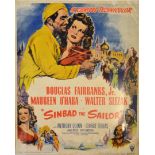 Movie Poster: Sinbad the Sailor, RKO Radio Pictures, 45cm by 36cm.