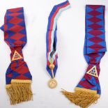 Case of Masonic Regalia and medals,