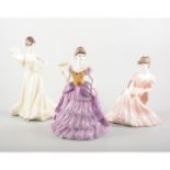 Coalport figurines: Artisan's Choice; 2001, 2002; Celebration - 250th anniversary, Thoughts of You,