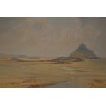 George Trevor, 'St Michaels Mount.' frame: 44 x 34cms, purchased from Savage Fine Arts. No.9899.