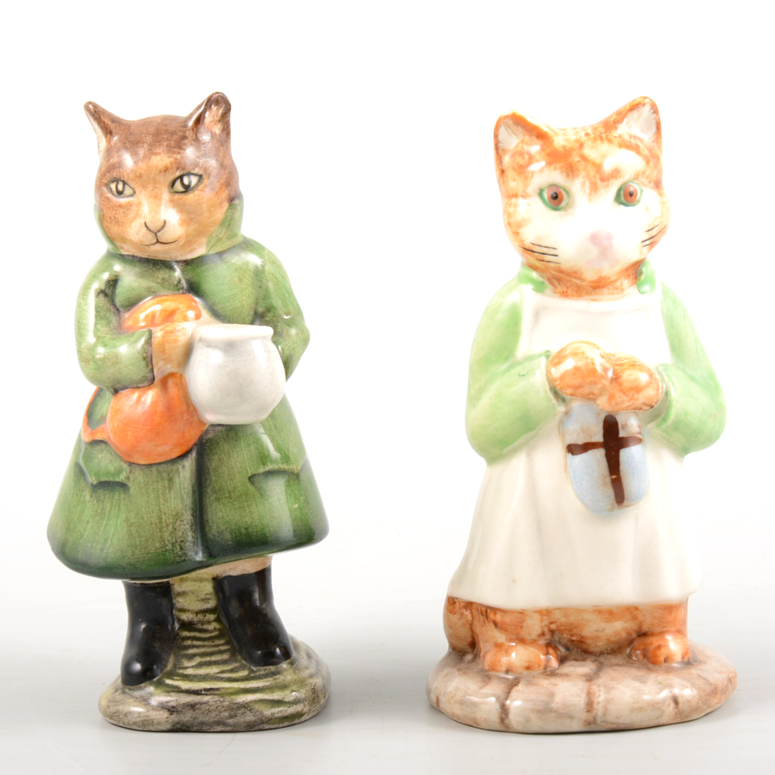 Beswick - Beatrix Potter, Ginger, and Simpkin, both BP3b, brown backstamp, 11cm, (2).