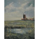 Geraldine Green, 'Cley Next-the-Sea. Norfolk', frame: 24 x 30cms, oils.