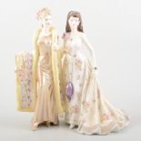 Coalport figurine: Night at the Oscars, numbered 231 of 750, boxed with certificate, 26cm.
