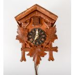 Black Forest type cuckoo wall clock, 26cm.