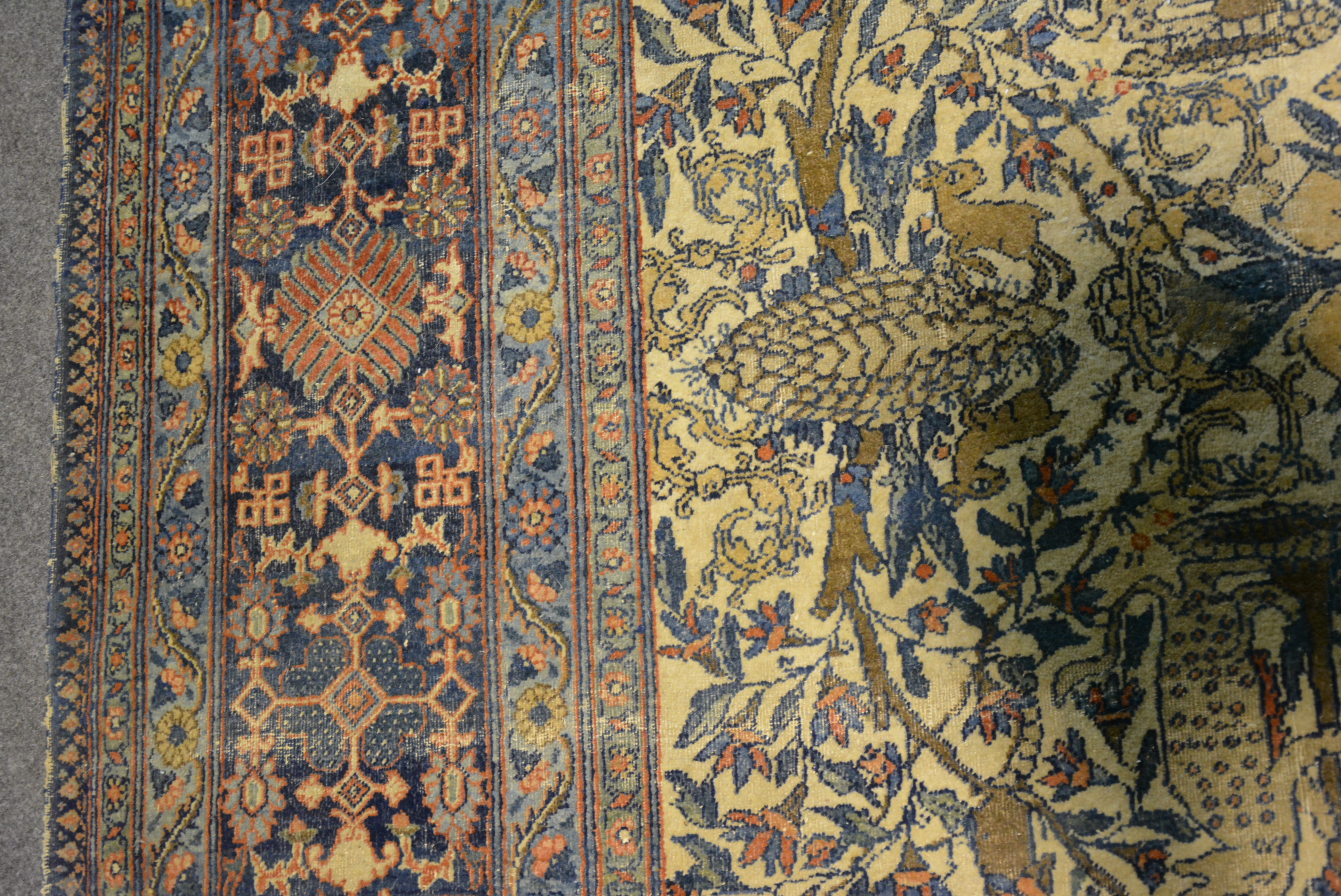 Fine Isfahan carpet, - Image 2 of 2