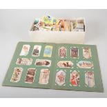 Collection of cigarette cards, and trade cards (a large quantity).