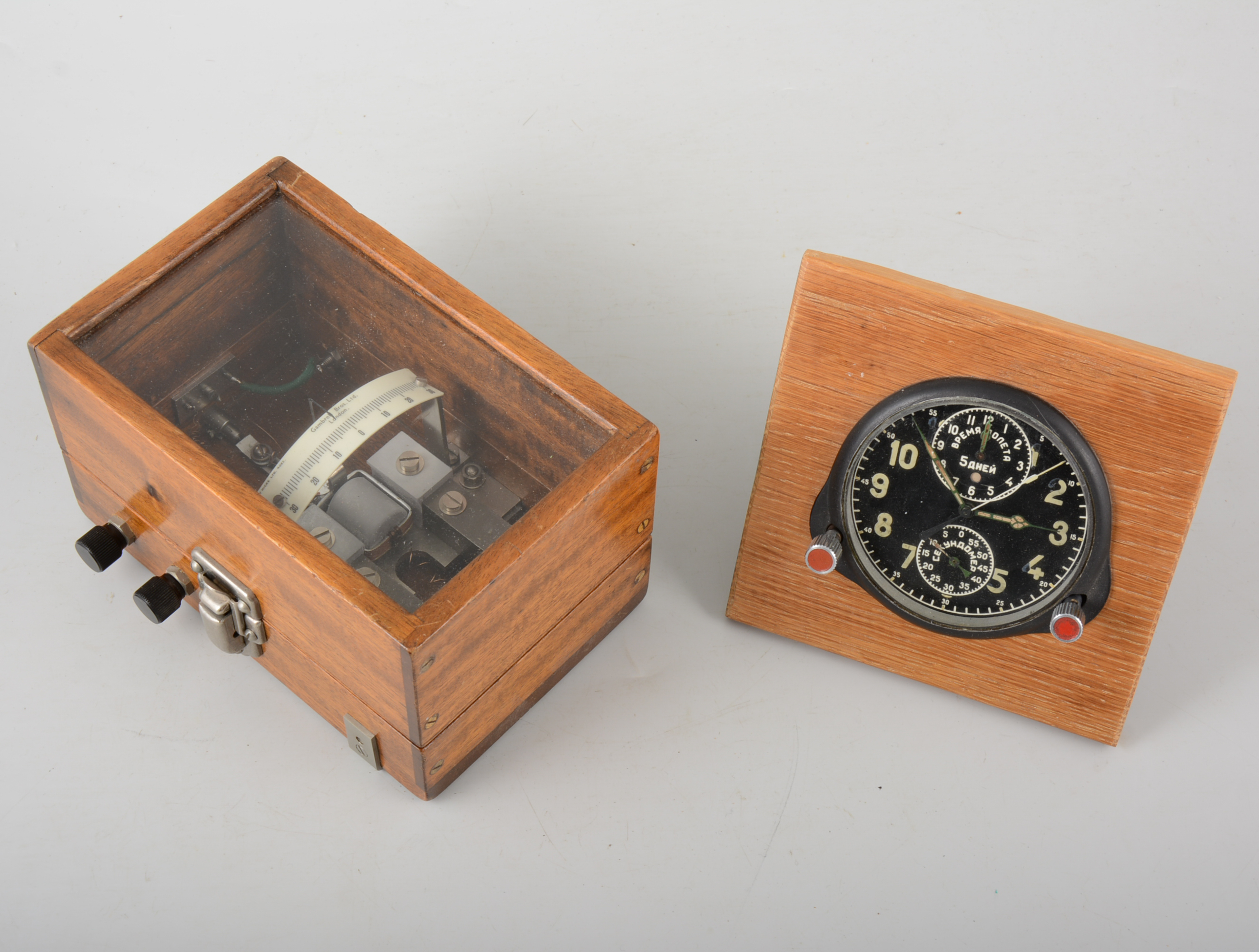 Electromagnetic gauge, Gambrell Bros Limited, London, thermometer, Casella, London, No.