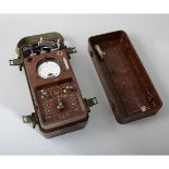 Bakelite cased army signal radio, Canadian Army, 29cm.