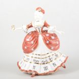 Coalport figurine: Millennium Ball series; Time, numbered 493 of 2,500, boxed with certificate ,