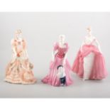 Coalport figurines: Togetherness Collection, A Helping Hand, Mummy's Little Helper,