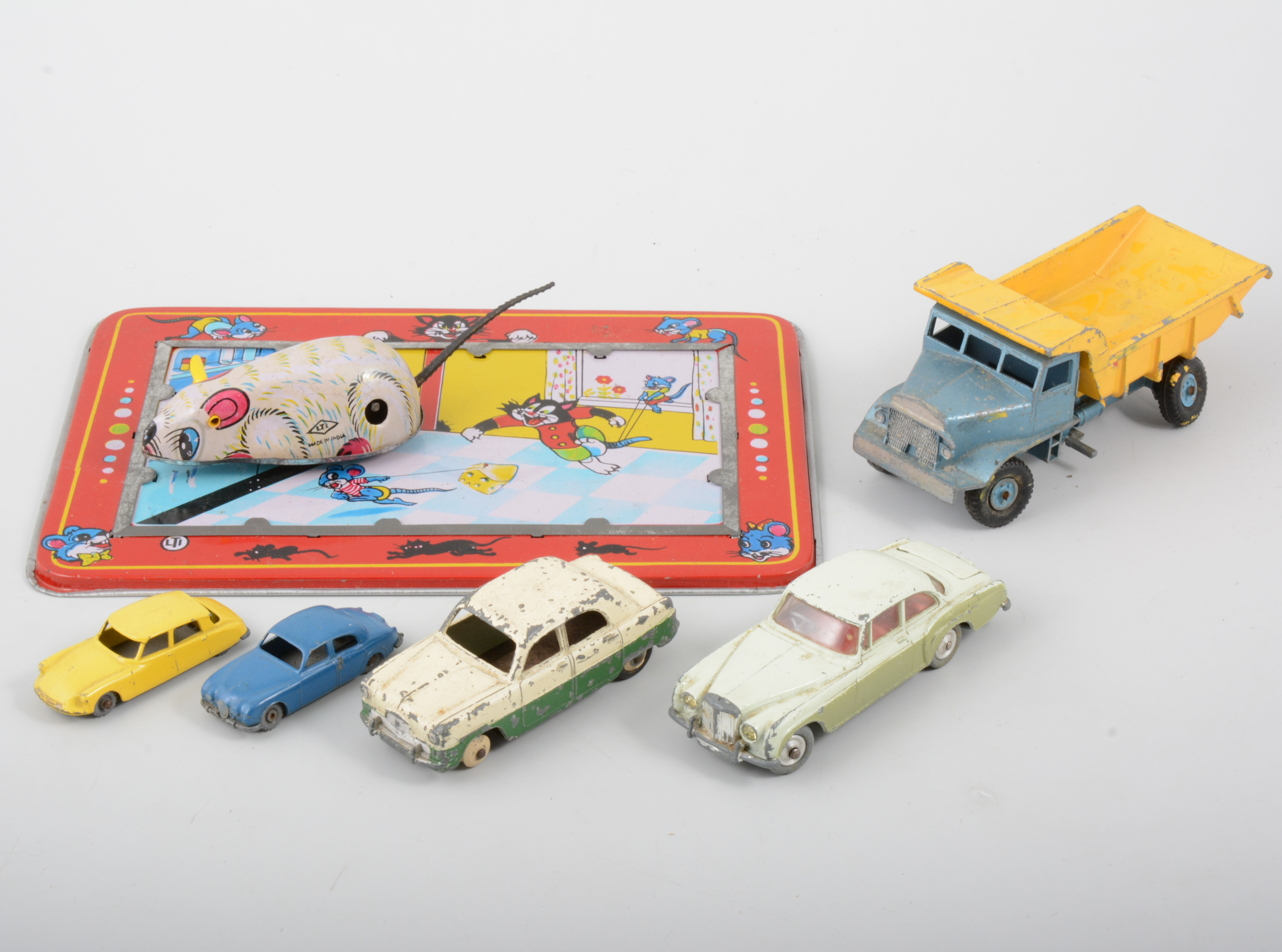 Collection of diecast vehicles, including examples by Benbros, Matchbox, Lesney, Dinky,