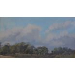 Barbara Wills, South Treveneagne, signed, gouache, 14 x 27cm; and two watercolours,