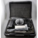 Multiblitz Minilite 20, cased photography flash kit, in hard shell case.