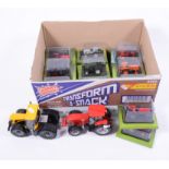 Diecast model tractors; including twenty small scale models by Hachette Partworks,