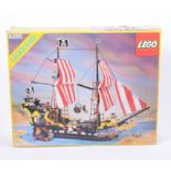 Vintage Lego pirates set 6285 "Black Seas Barracuda", boxed, contents not checked.