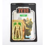 Star Wars figure; Return of the Jedi, C3PO with removable limbs, (unpunched), sealed.