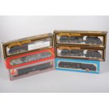 00 gauge railways; large collection with twelve locomotives by Hornby, Lima, Airfix and Mainline,