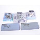 Amer Com model aircraft; a large quantity of 1:100 scale models all in cases,