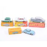 Dinky Toys; selection of diecast models including Vauxhall Viva 136, Porsche 356A Coupe 182,