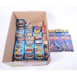 Matchbox diecast model cars; mostly 1980s models in boxes,