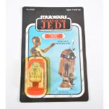 Star Wars figure; Return of the Jedi, RD-D2 with sensorscope, (unpunched box) sealed.