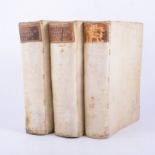 Fridrich Adolph Lampe, Commentarius Analytico-Exegeticus, in 3 vols, Basel 1725-27, 4to vellum.