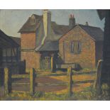 James Proudfoot, Farmyard scene, oil on board, signed, and date '37, 62cm x 75cm.