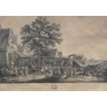 After David Teniers, "Fête Flamande engraving,