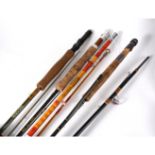 Shakespeare fishing rods, including: a '1450-210' rod, 6'11",