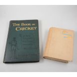 K. S. Ranjitsinhji, Jubilee Book of Cricket, 1897, cloth; C. B. Fry, The Book of Cricket, circa.