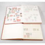 Stamps: Five stock books,