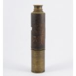 Brass monocular telescope, Negretti & Zambra, London.