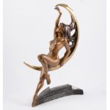 An Austin bronze sculpture "Moonstruck", 40cm.