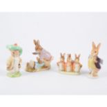 Beswick Beatrix Potter figures, including Cecily Parsley, Fierce Bad Rabbit,