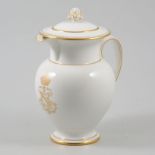 Sevres style Napoleonic jug, gilt decoration, 24cm.
