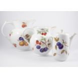 Collection of Royal Worcester Evesham pattern tableware.