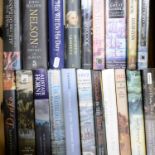 Small library of books, all relating to Nelson, Naval Chronicles, Waterloo and Trafalgar campaigns,