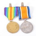 British War medal, 1914-1918 Victory Medal, order to 91203 1 AN F.R. Paige Royal Airforce.