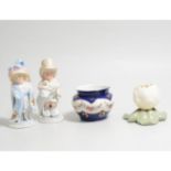 Granger & Co Worcester posy vase, 8cm; Noritake covered bowl; Continental porcelain.