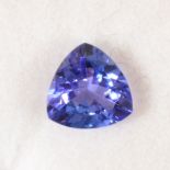 Tanzanite - Unmounted Trillion Cut approximate weight 2.