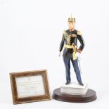 Royal Worcester figure, Papal Series, An Officer of the Palatine Guard, No.