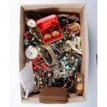 A collection of costume jewellery, large quantity of bead necklaces,