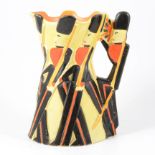 A Burleigh Ware jug marching soldiers,...