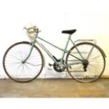 A Vintage Raleigh Silhouette bicycle