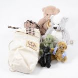 A small seleciton of miniature modern teddy...