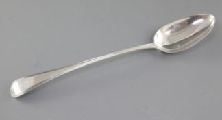 A George III silver Old English thread pattern basting spoon, by Smith & Fearn, hallmarked London