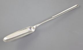 A George III silver marrow scoop, by Mary Sumner, hallmarked London 1807, Length 235mm Weight 1.