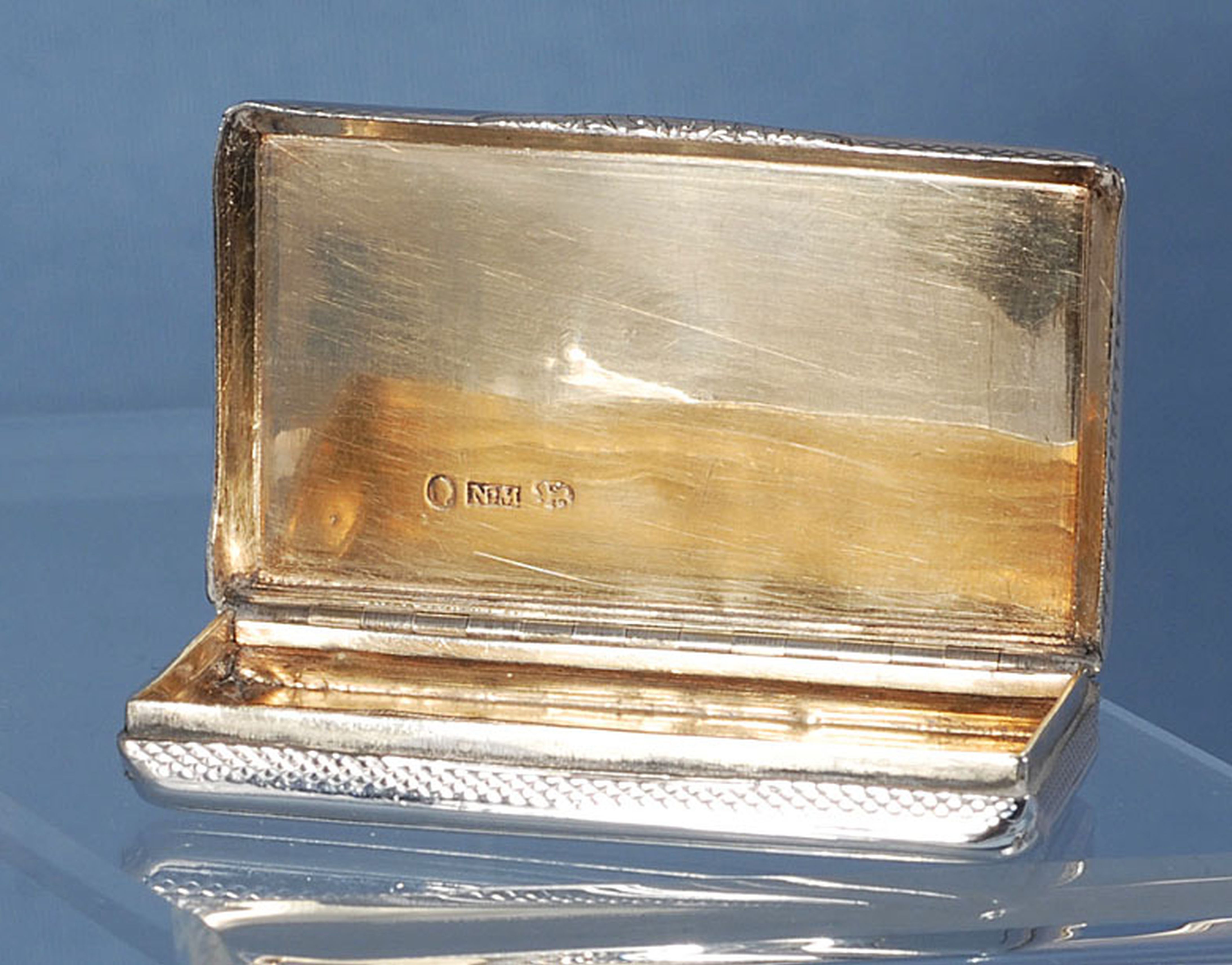 An early Victorian silver castle top snuff box, by Nathaniel Mills, hallmarked Birmingham 1837, of - Image 3 of 8