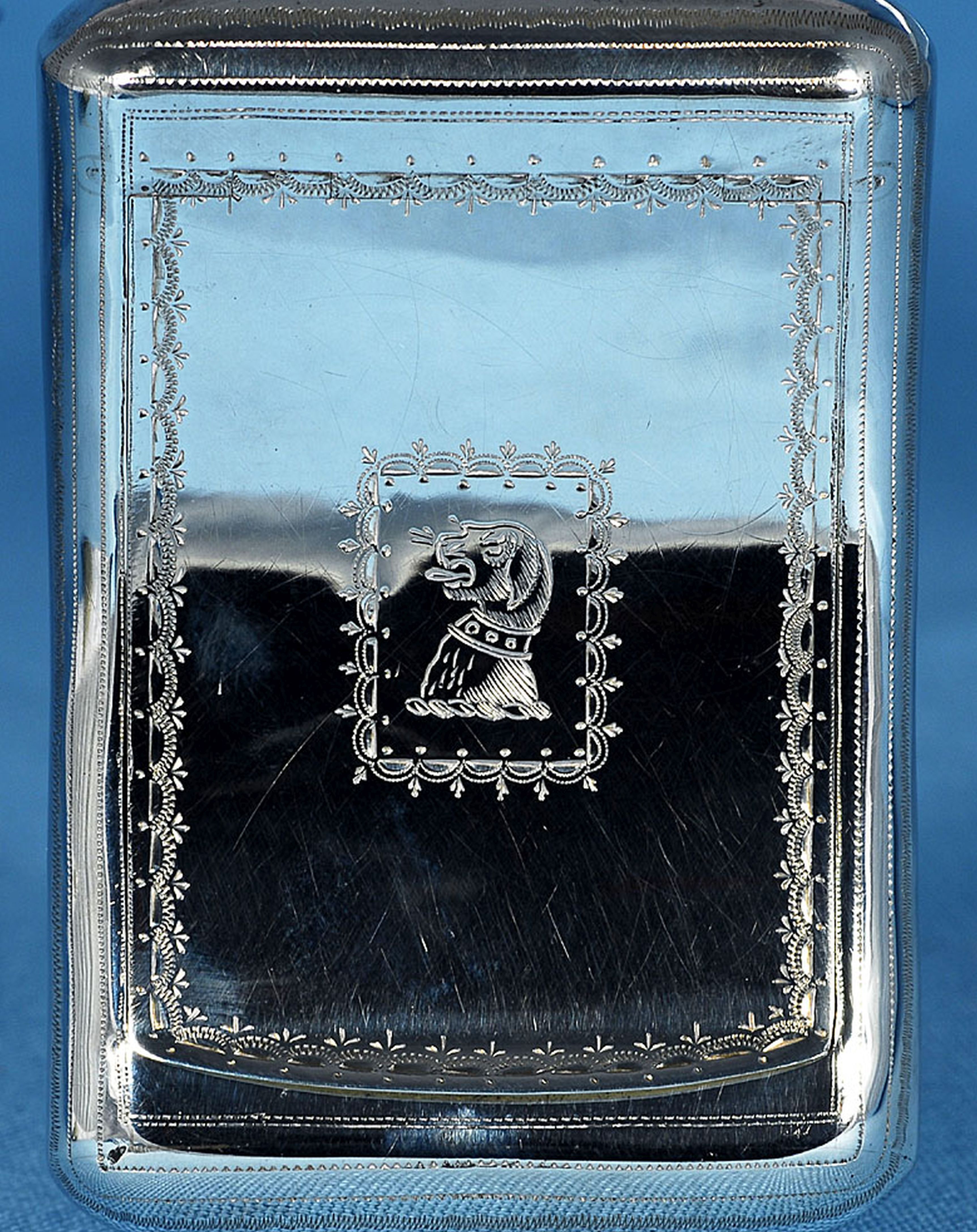 A George III silver concave snuff box, by Samuel Pemberton, hallmarked Birmingham 1807, with - Image 7 of 9